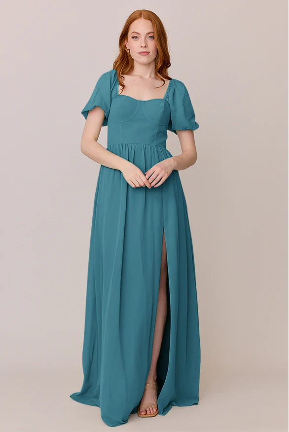 Isabella Chiffon Dress | Made To Order - Image 24