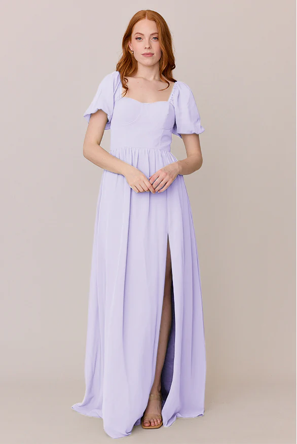 Isabella Chiffon Dress | Made To Order - Image 46