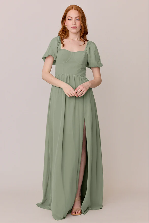 Isabella Chiffon Dress | Made To Order - Image 58