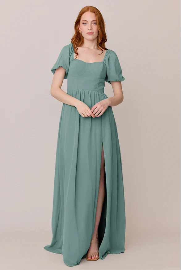 Isabella Chiffon Dress | Made To Order - Image 74