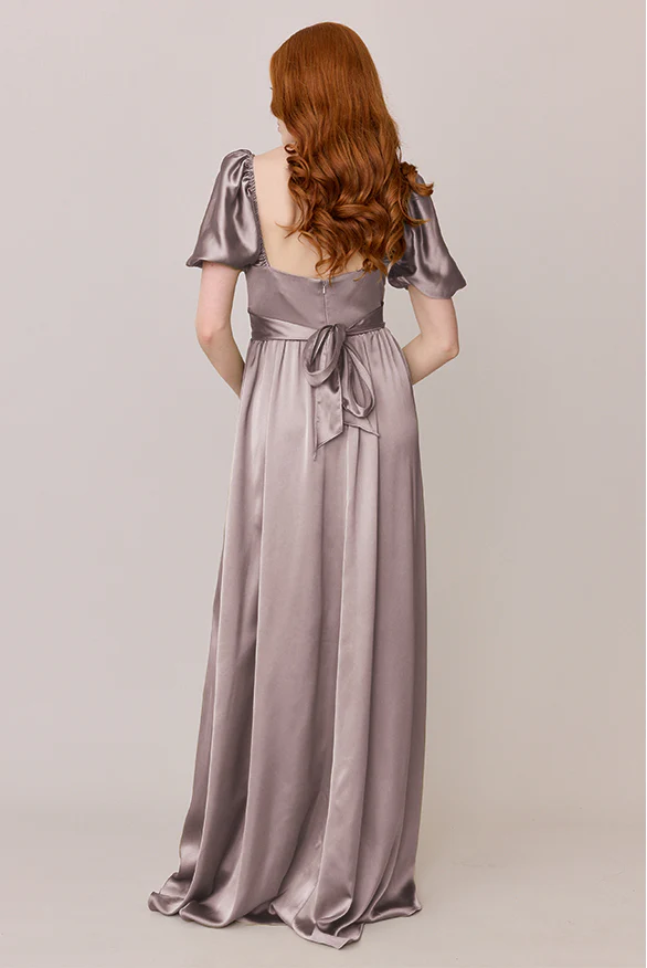 Isabella Satin Dress | Made To Order - Image 101