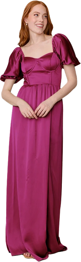 Isabella Satin Dress | Made To Order - Image 126