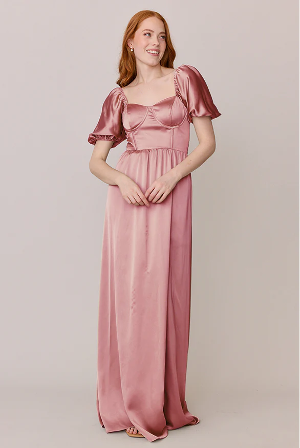 Isabella Satin Dress | Made To Order - Image 16
