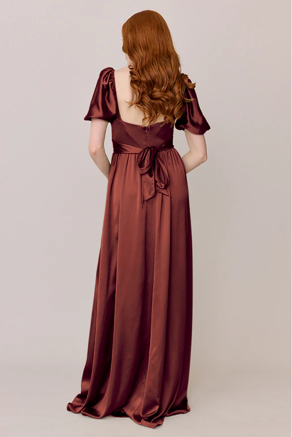 Isabella Satin Dress | Made To Order - Image 21