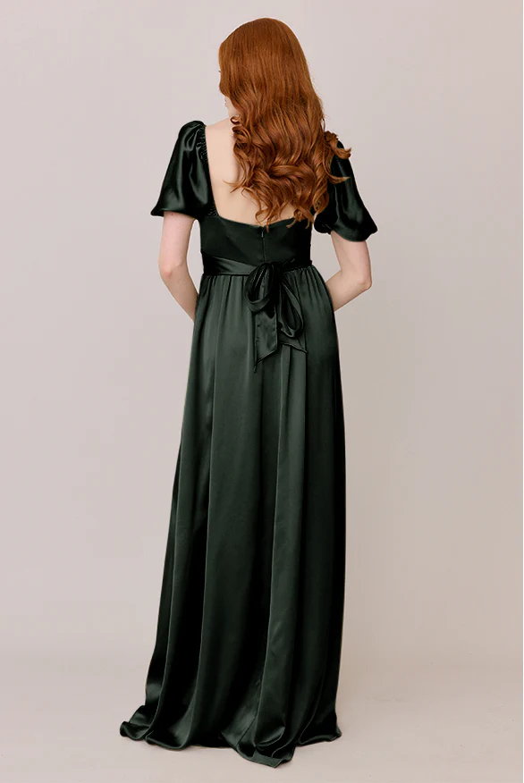 Isabella Satin Dress | Made To Order - Image 27