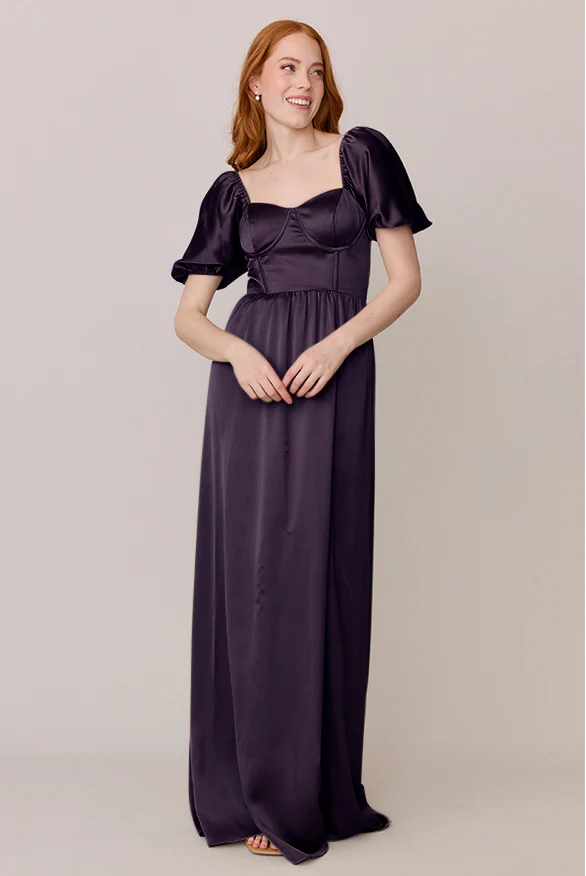 Isabella Satin Dress | Made To Order - Image 32