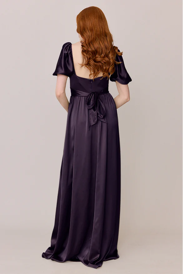 Isabella Satin Dress | Made To Order - Image 33