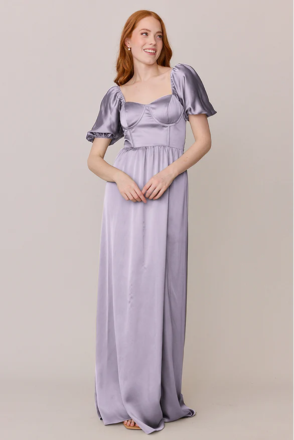 Isabella Satin Dress | Made To Order - Image 54