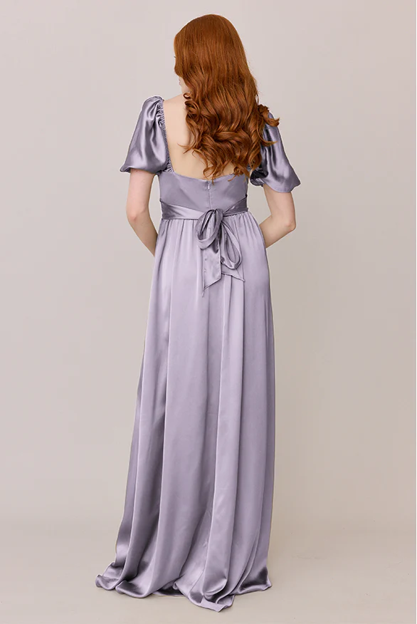 Isabella Satin Dress | Made To Order - Image 55