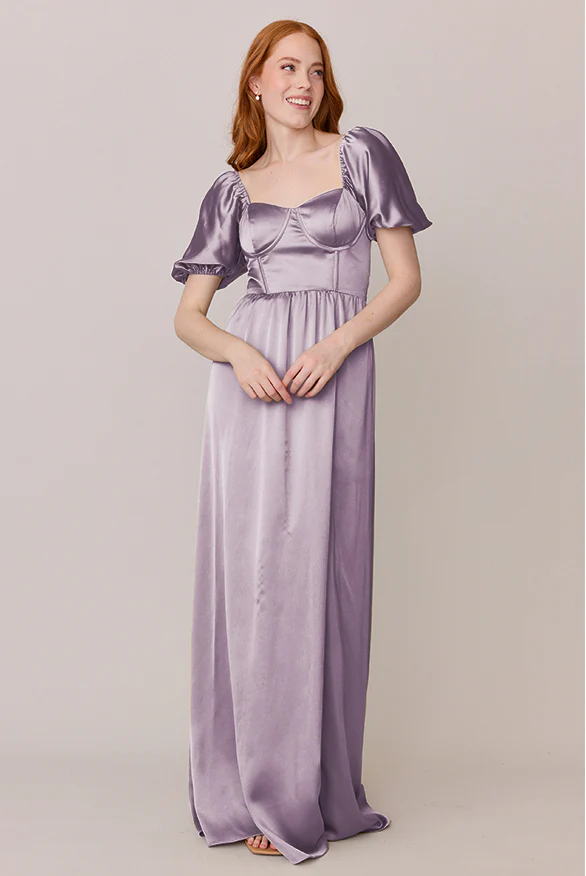 Isabella Satin Dress | Made To Order - Image 56