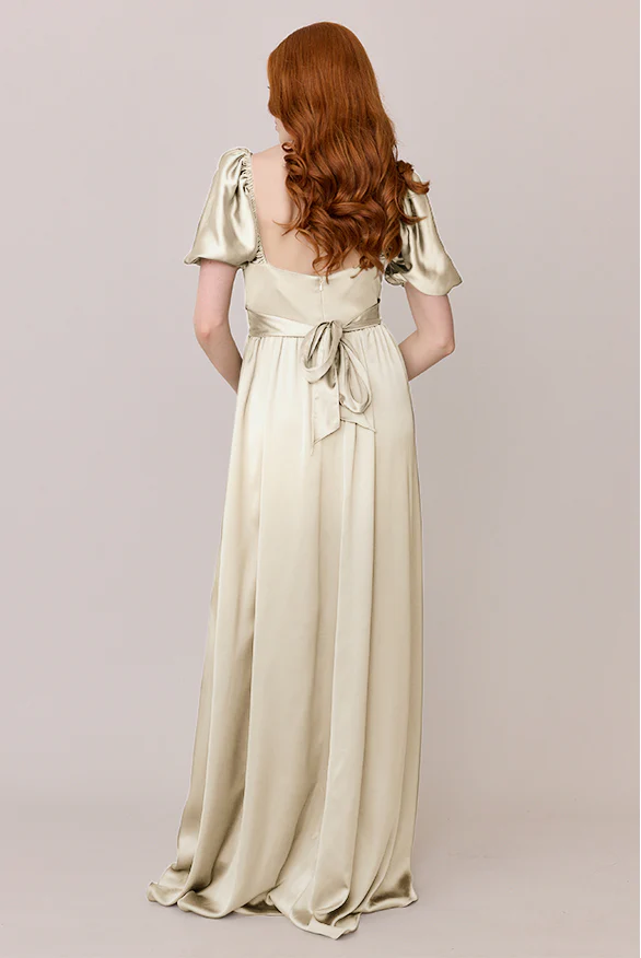 Isabella Satin Dress | Made To Order - Image 69