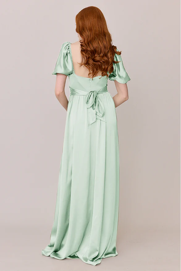 Isabella Satin Dress | Made To Order - Image 75