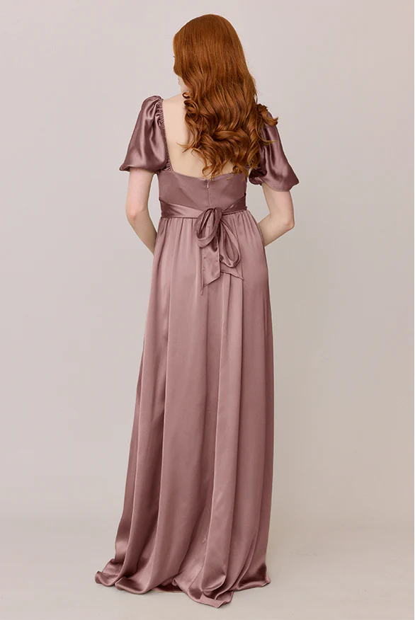 Isabella Satin Dress | Made To Order - Image 83