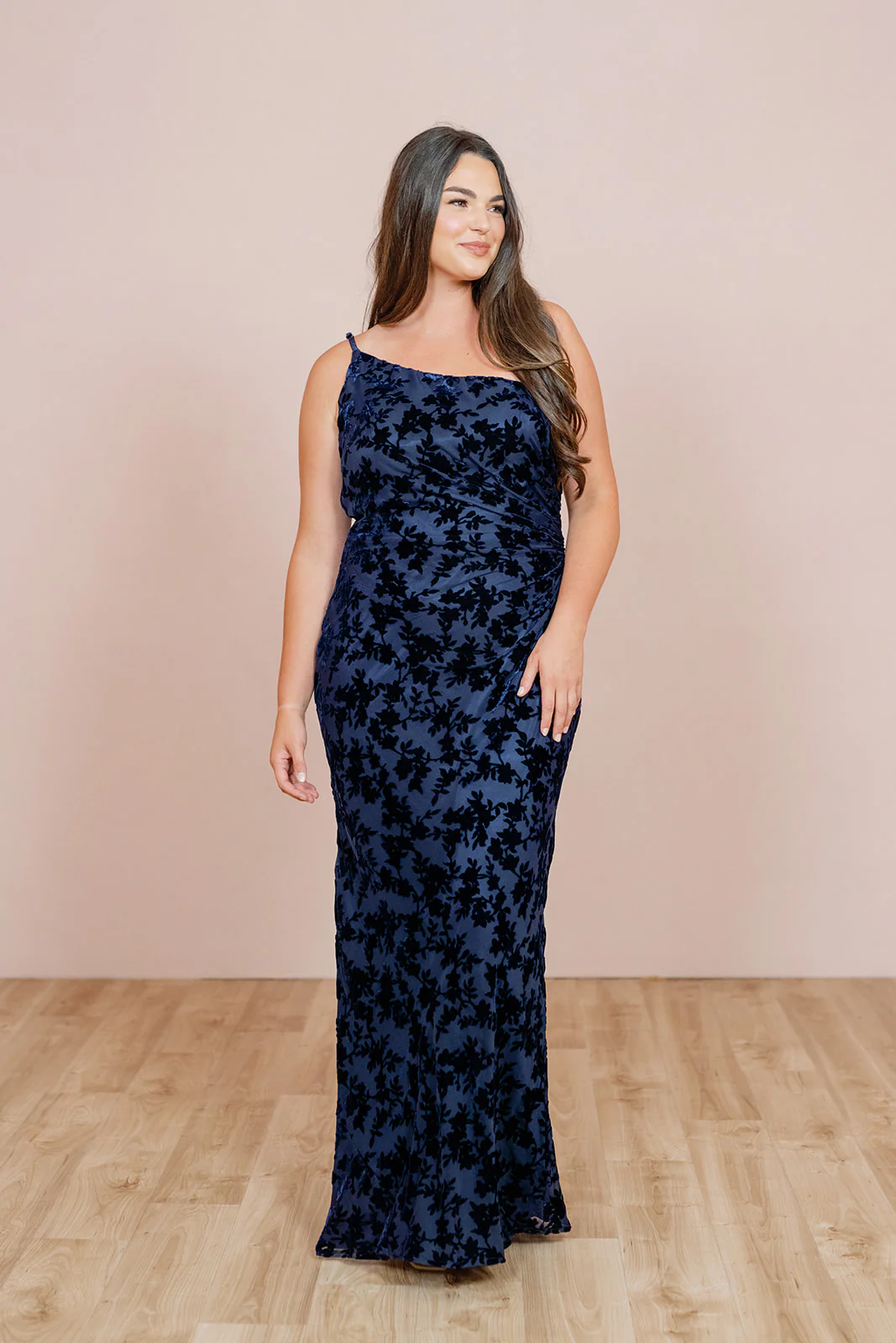 Jade Floral Burnout Velvet Dress | Made To Order - Image 15