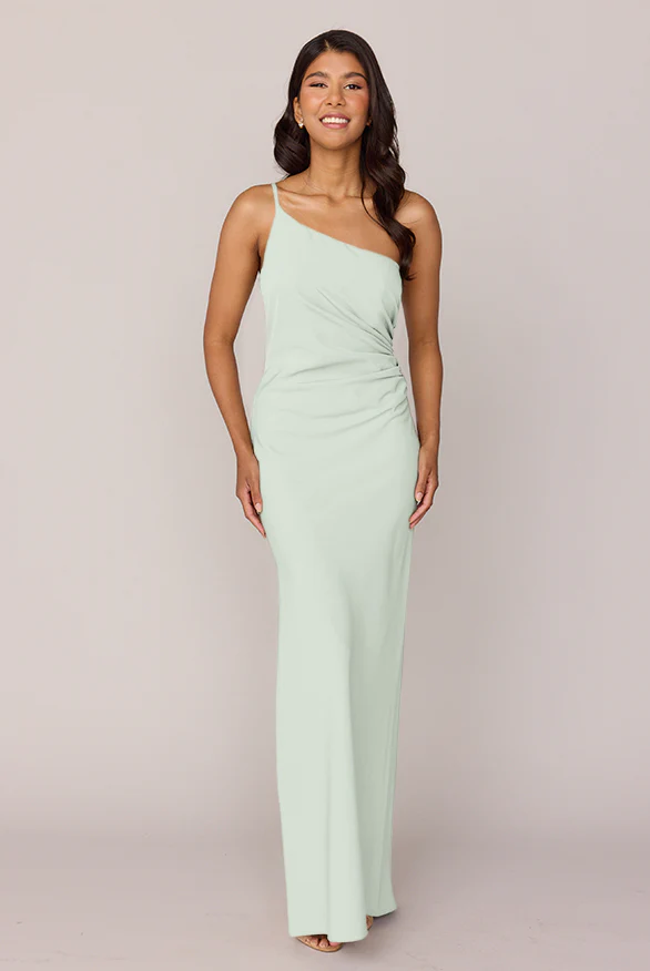 Jade Crepe Dress | Made To Order - Image 133