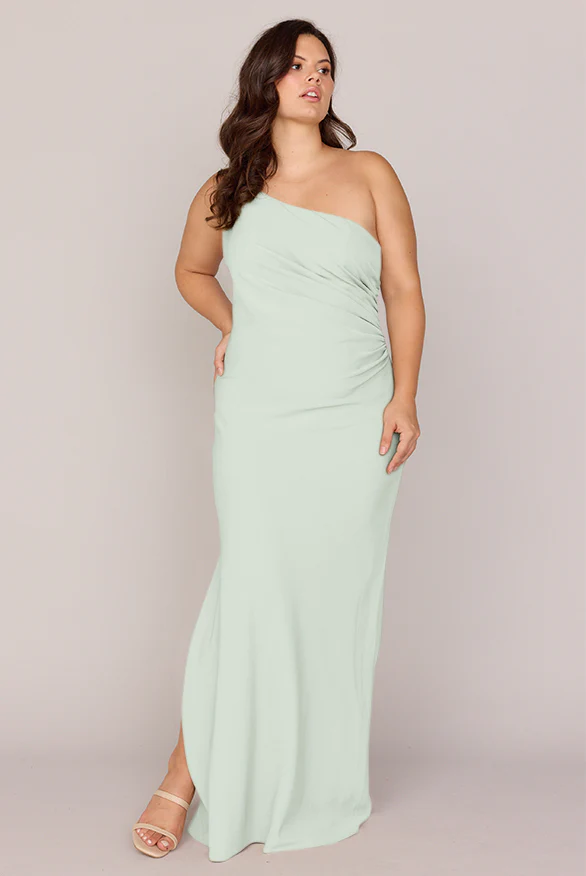 Jade Crepe Dress | Made To Order - Image 135