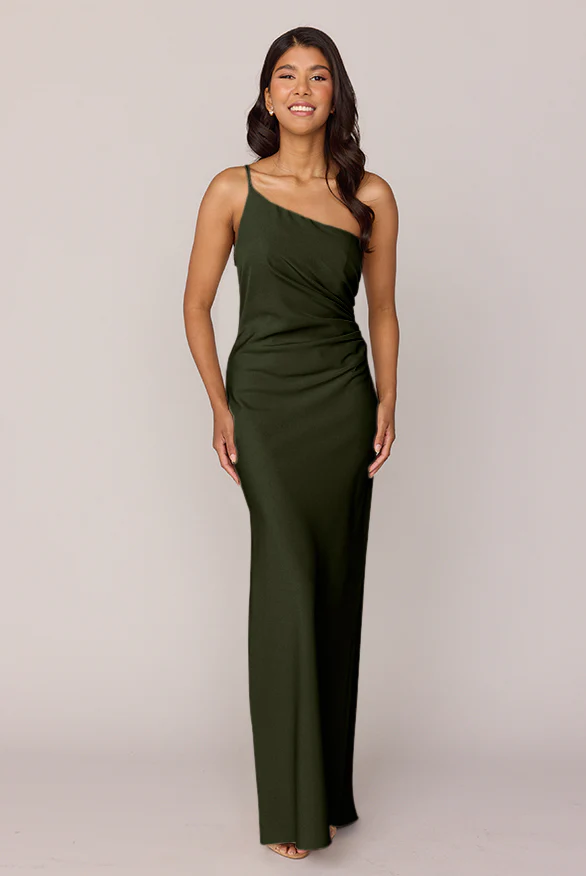 Jade Crepe Dress | Made To Order - Image 65