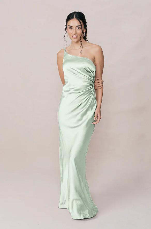 Jade Satin Dress | Made To Order - Image 10