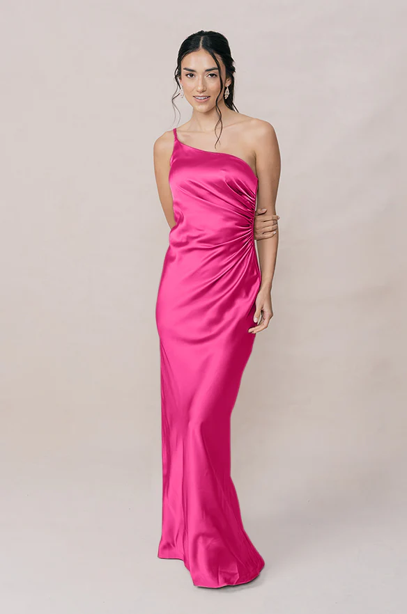 Jade Satin Dress | Made To Order - Image 117