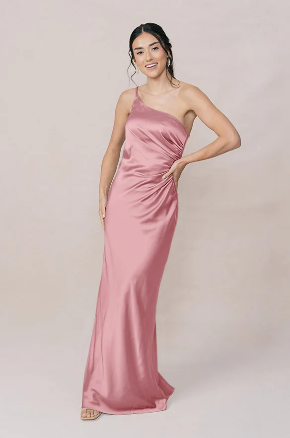 Jade Satin Dress | Made To Order - Image 139