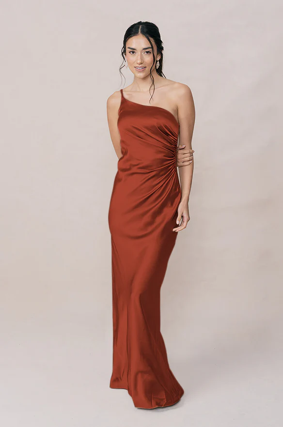 Jade Satin Dress | Made To Order - Image 141