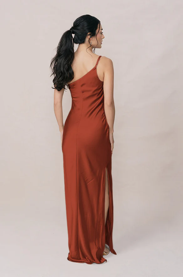 Jade Satin Dress | Made To Order - Image 142