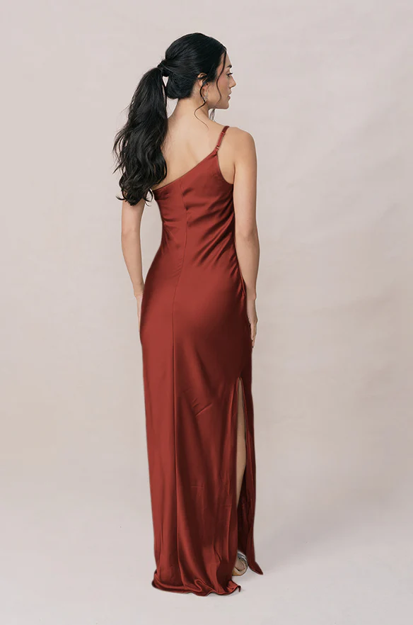 Jade Satin Dress | Made To Order - Image 156