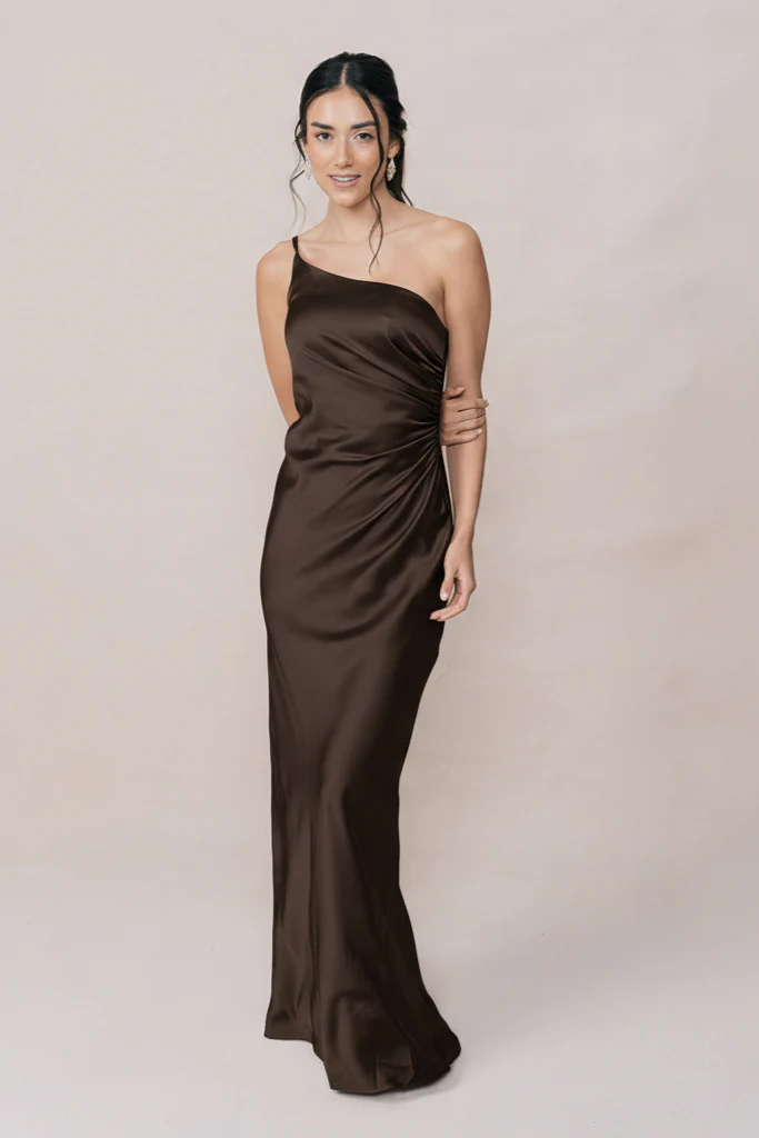 Jade Satin Dress | Made To Order - Image 170