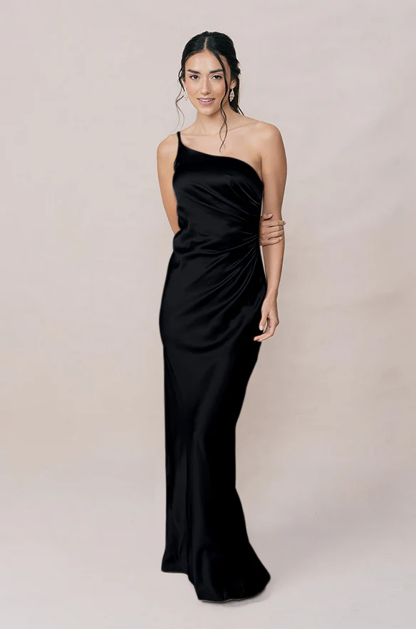 Jade Satin Dress | Made To Order - Image 69