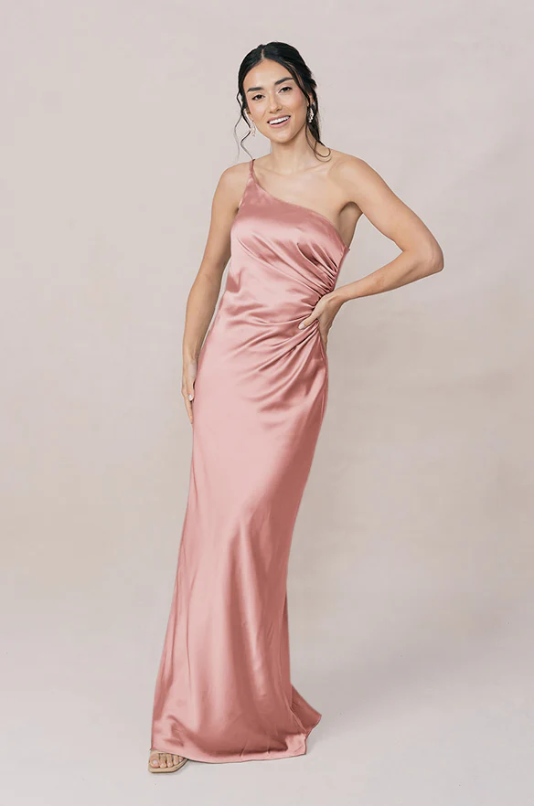 Jade Satin Dress | Made To Order - Image 73