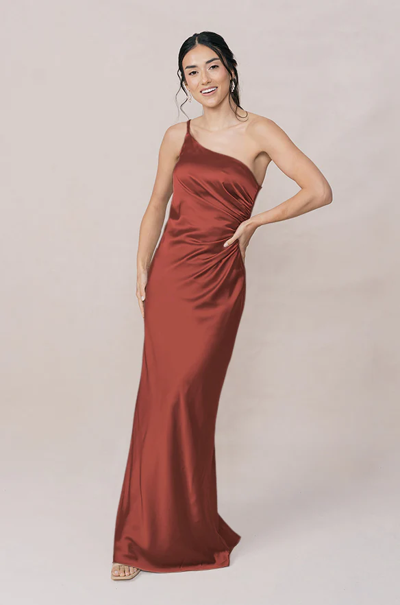 Jade Satin Dress | Made To Order - Image 77