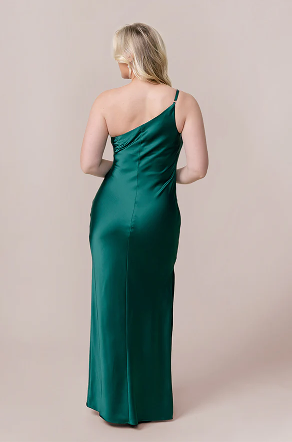 Jade Satin Dress | Made To Order - Image 8