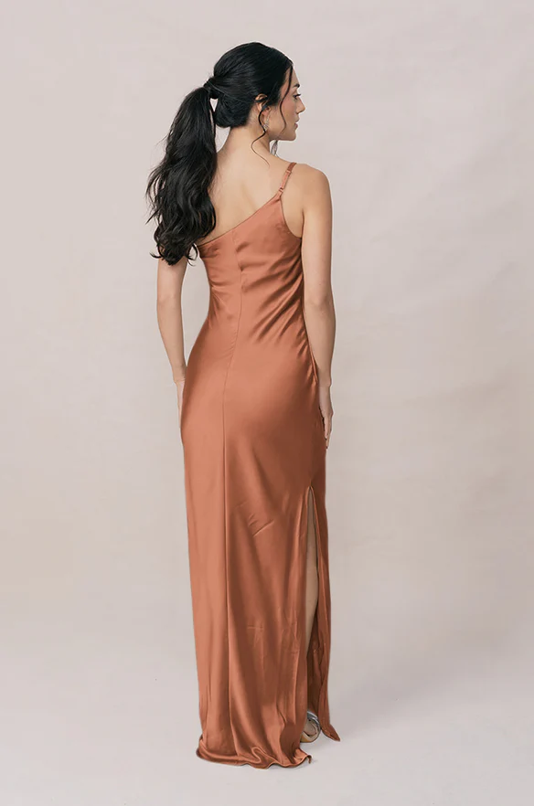 Jade Satin Dress | Made To Order - Image 82