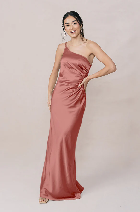 Jade Satin Dress | Made To Order - Image 85
