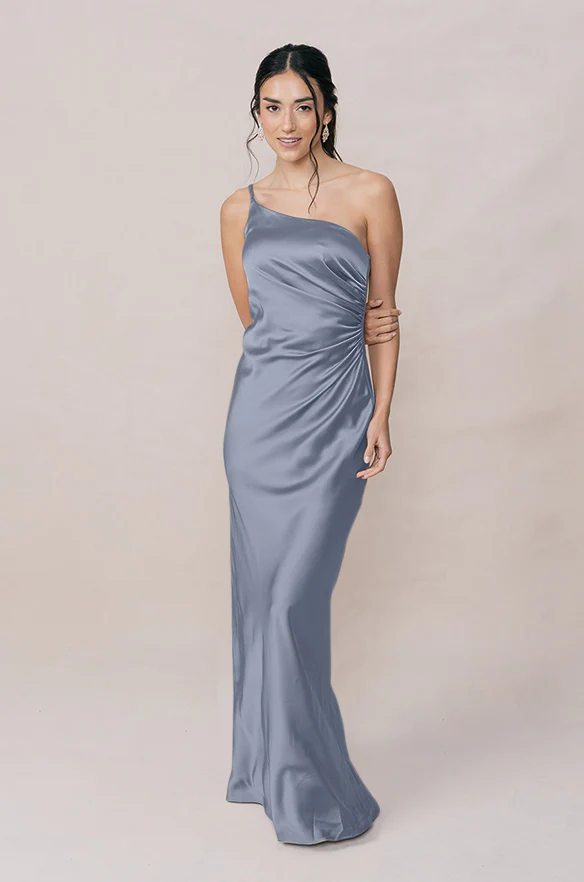 Jade Satin Dress | Made To Order - Image 95