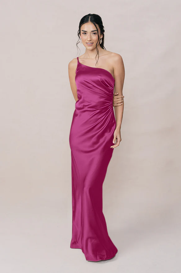 Jade Satin Dress | Made To Order - Image 97