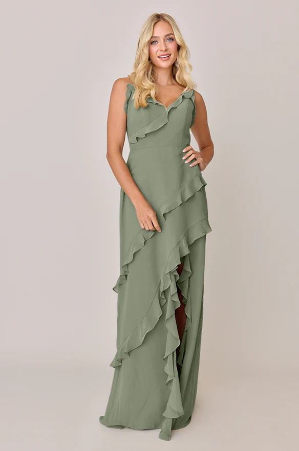 Jules Chiffon Dress | Made To Order - Image 175