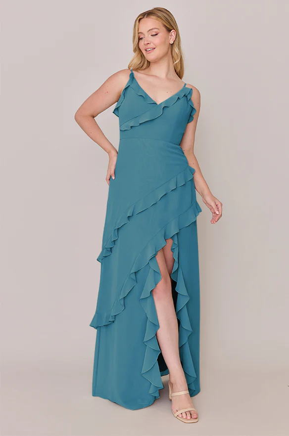 Jules Chiffon Dress | Made To Order - Image 40