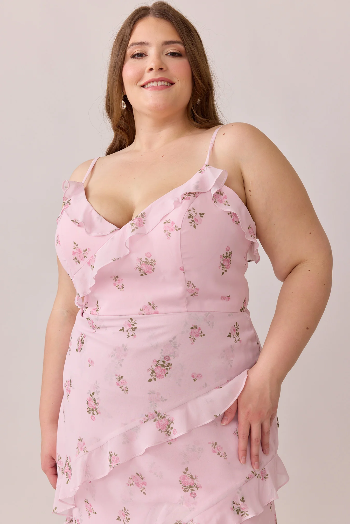 Jules Chiffon Floral Print Dress | Made To Order - Image 6