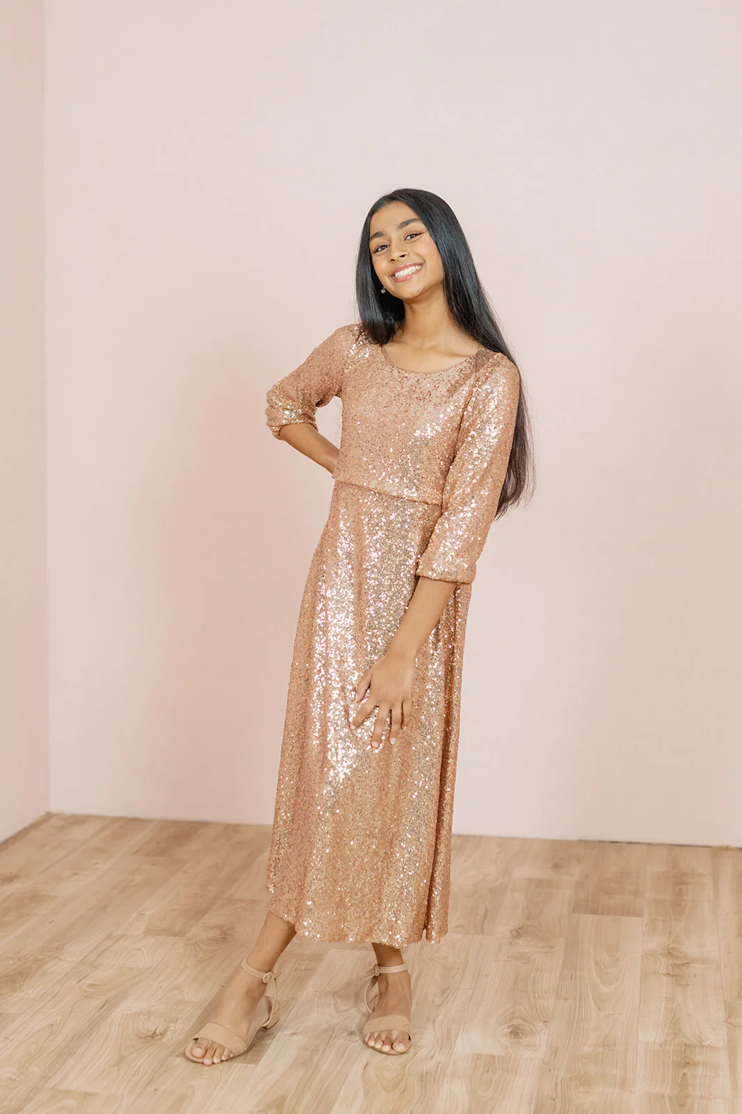 Juniors Addison Sequin Dress | Made To Order - Image 18