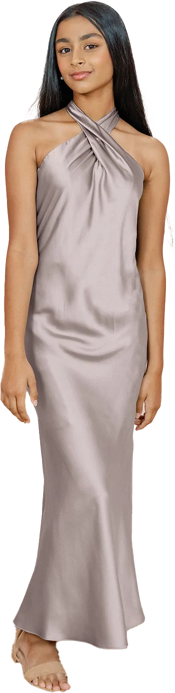 Juniors Athena Satin Dress | Made To Order - Image 81