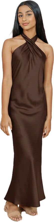 Juniors Athena Satin Dress | Made To Order - Image 89