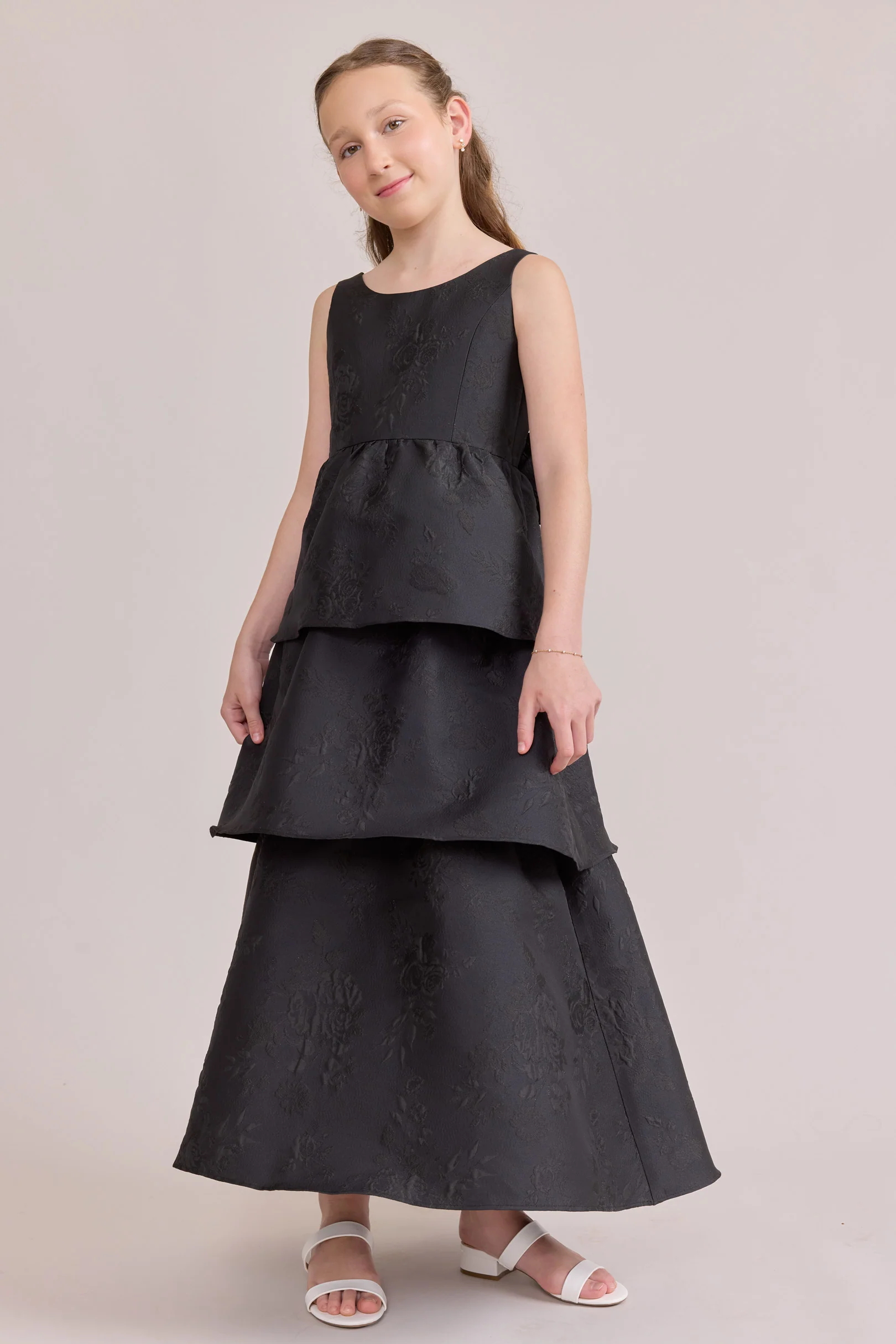 Juniors Georgia Jacquard Dress | Made To Order - Image 11