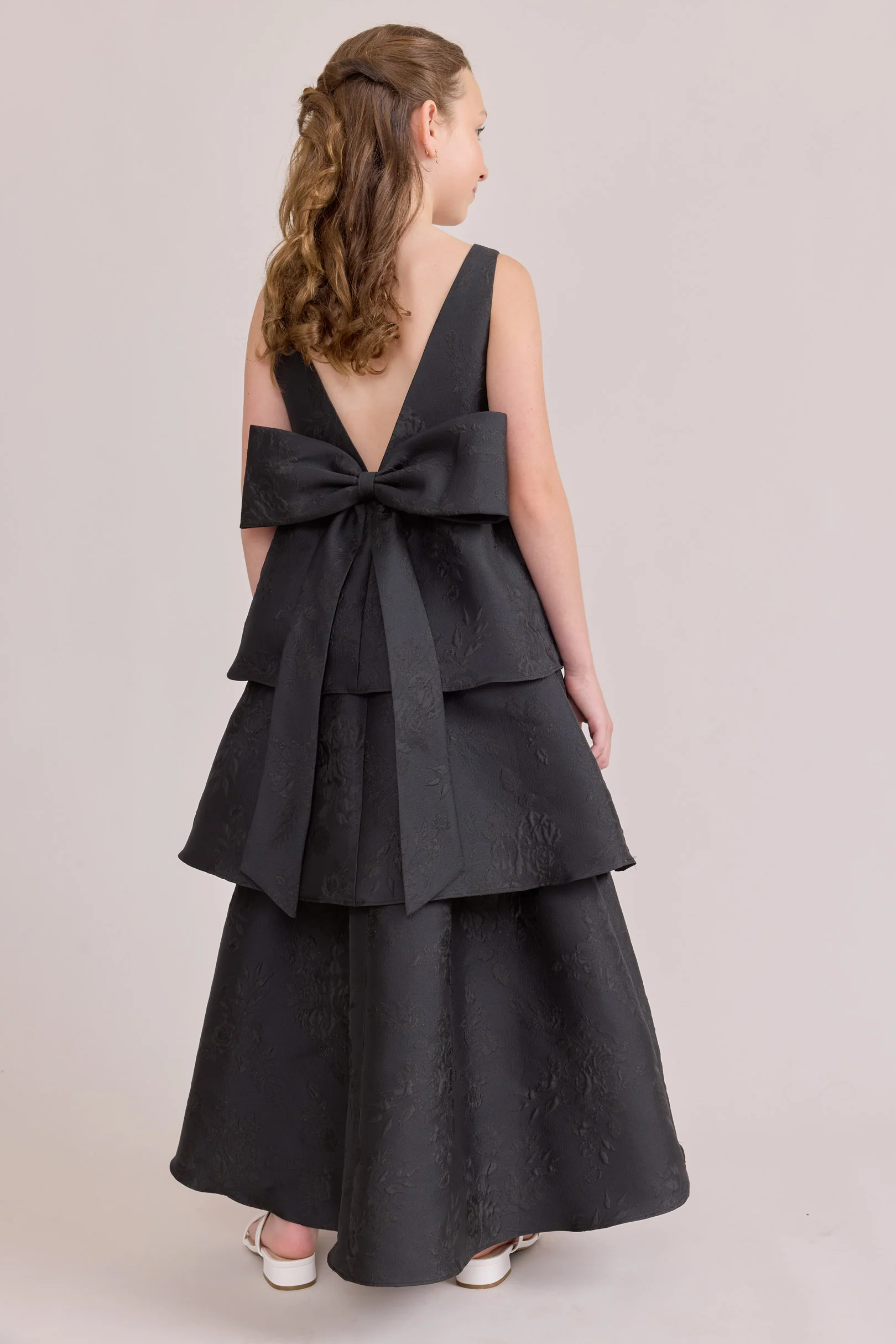 Juniors Georgia Jacquard Dress | Made To Order - Image 12