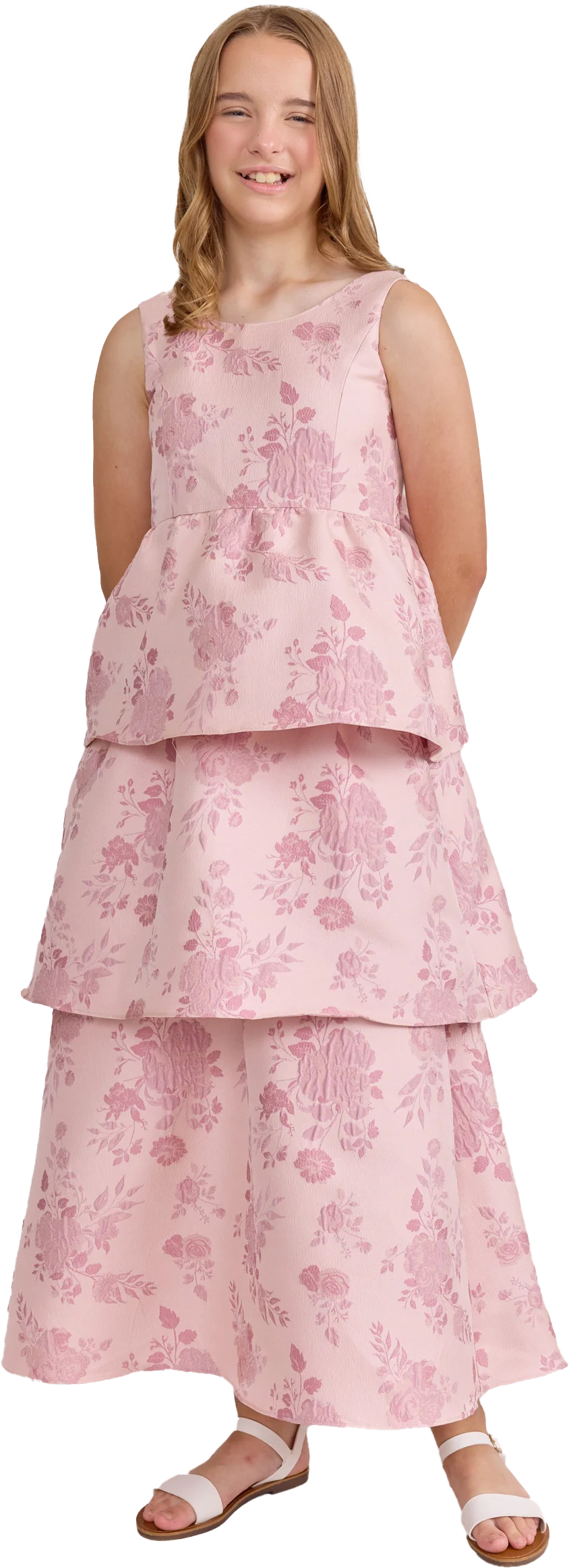 Juniors Georgia Jacquard Dress | Made To Order - Image 16