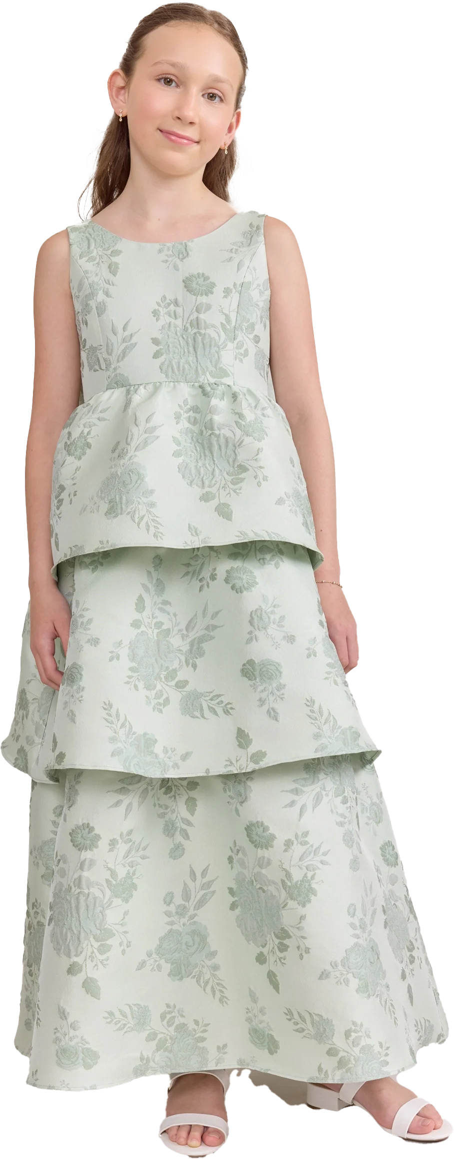 Juniors Georgia Jacquard Dress | Made To Order - Image 17