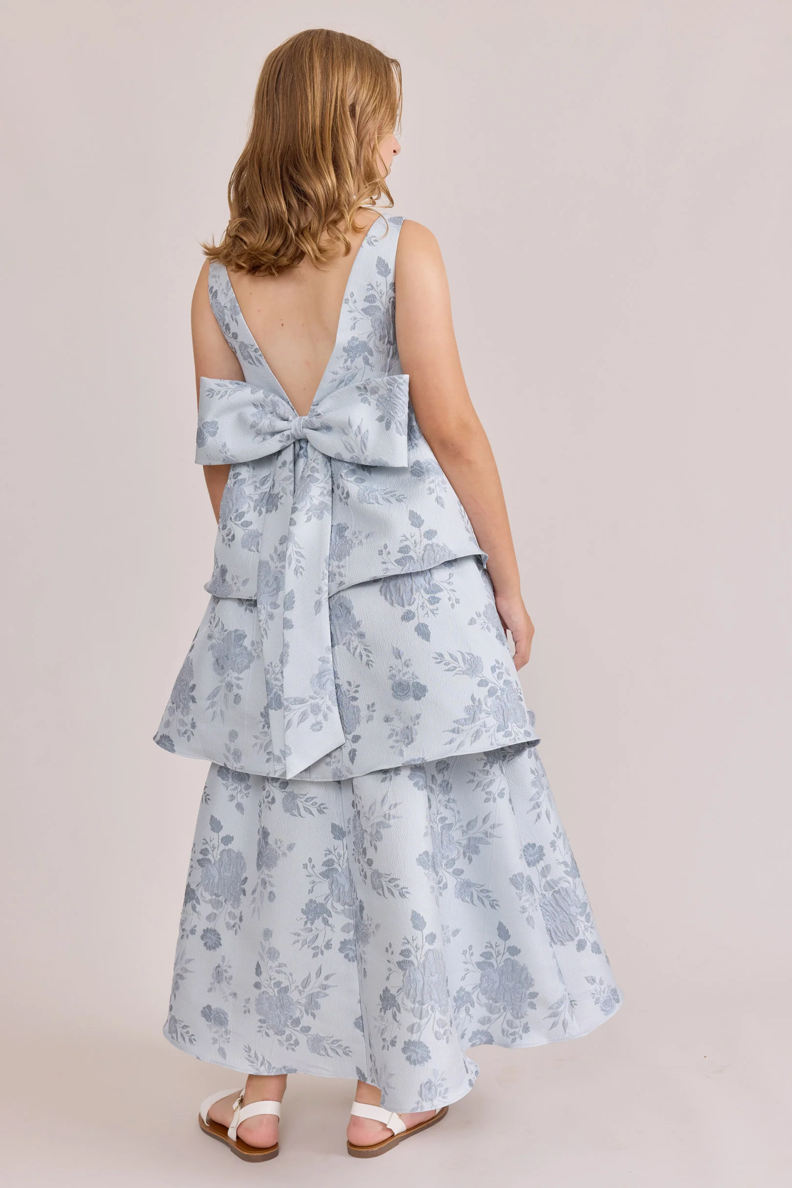 Juniors Georgia Jacquard Dress | Made To Order - Image 6