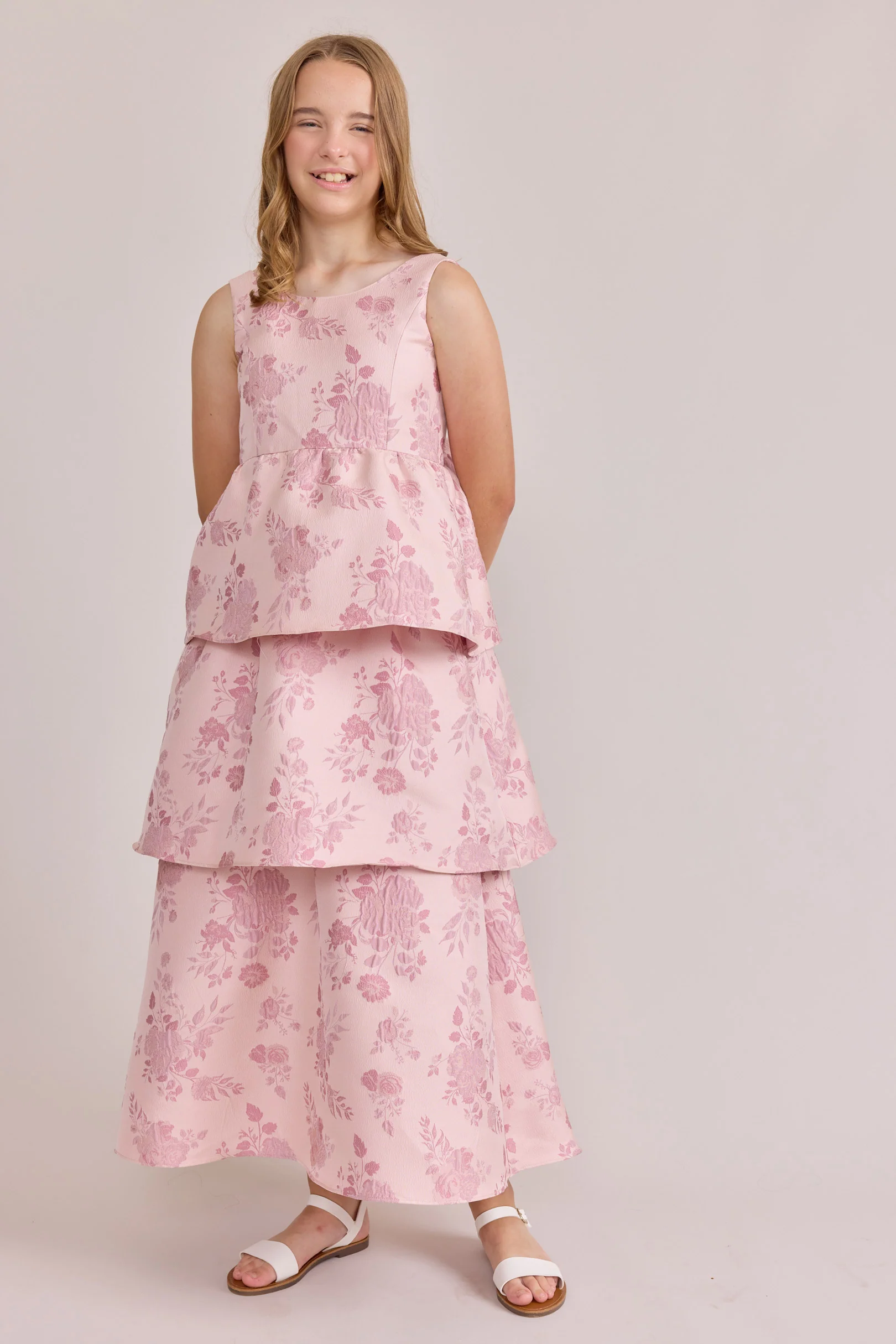 Juniors Georgia Jacquard Dress | Made To Order - Image 7