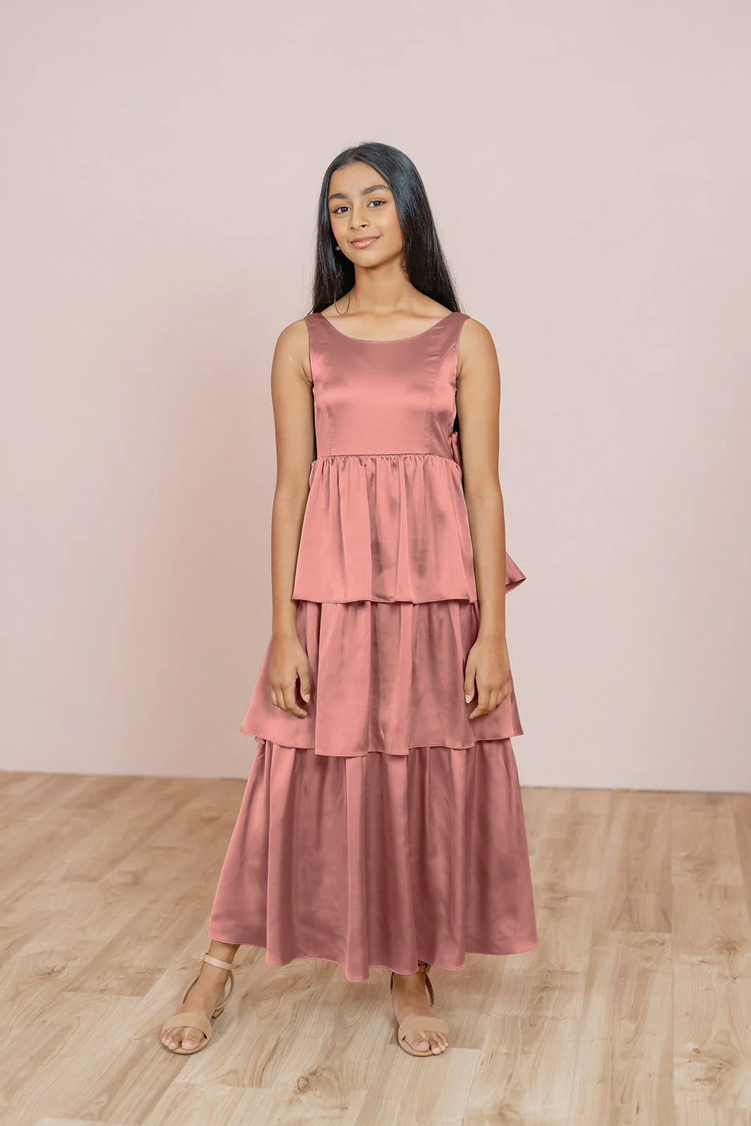 Juniors Georgia Satin Dress | Made To Order - Image 11