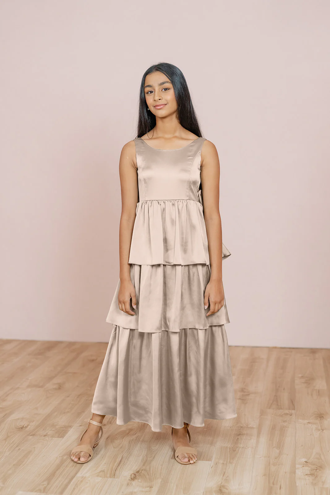Juniors Georgia Satin Dress | Made To Order - Image 12